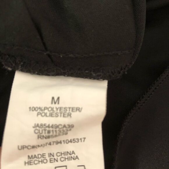 Speechless Black & White A Line Sleeveless Mandarin Collar Dress M - Picture 9 of 10